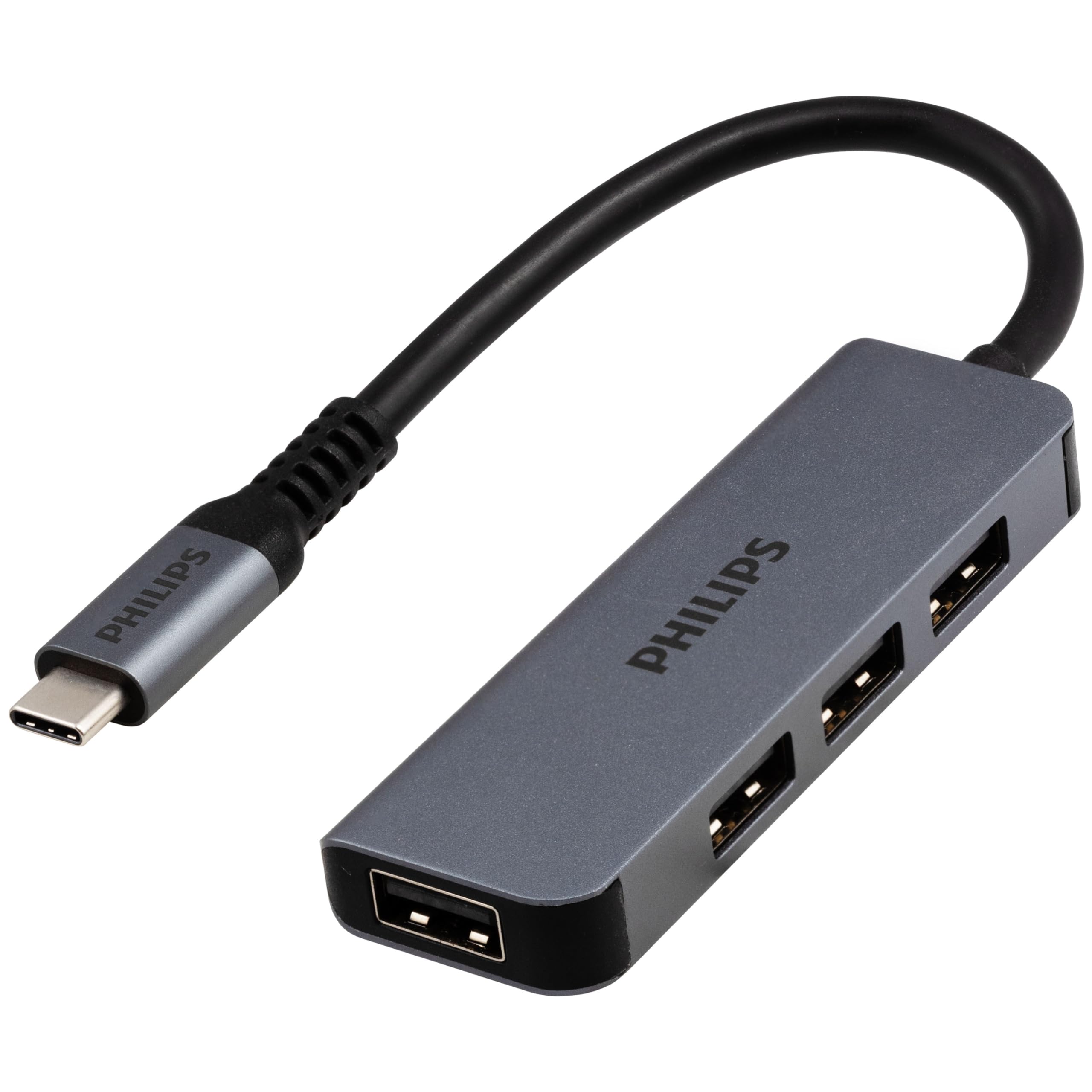 Amazon.com: Philips USB C to USB Hub for Laptop, 4 USB 2.0 Ports